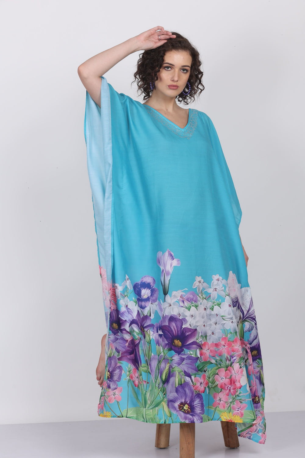 Floral Impressions – Wearable Art Kaftan