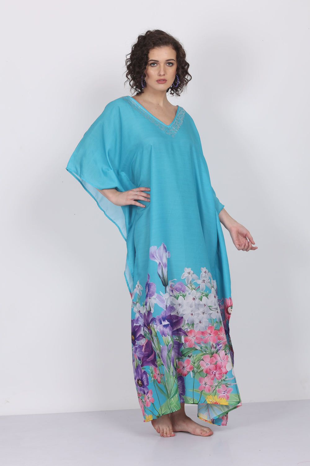 Floral Impressions – Wearable Art Kaftan