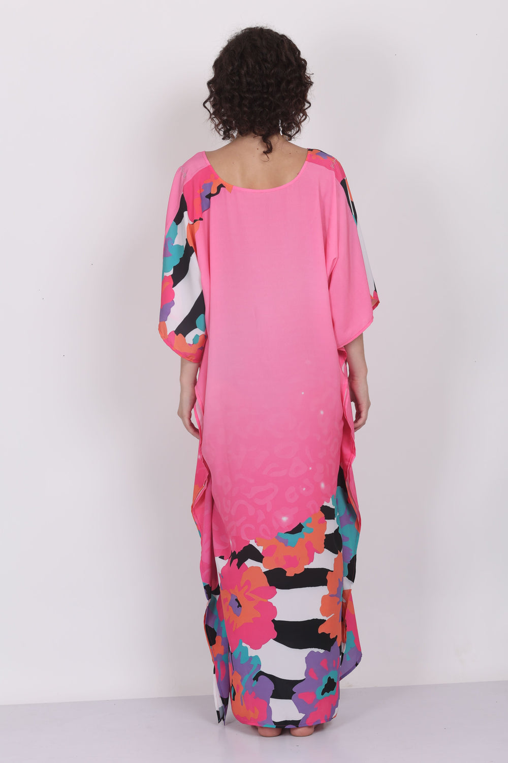 Botanic Geometry – Art-Inspired Digital Printed Kaftan