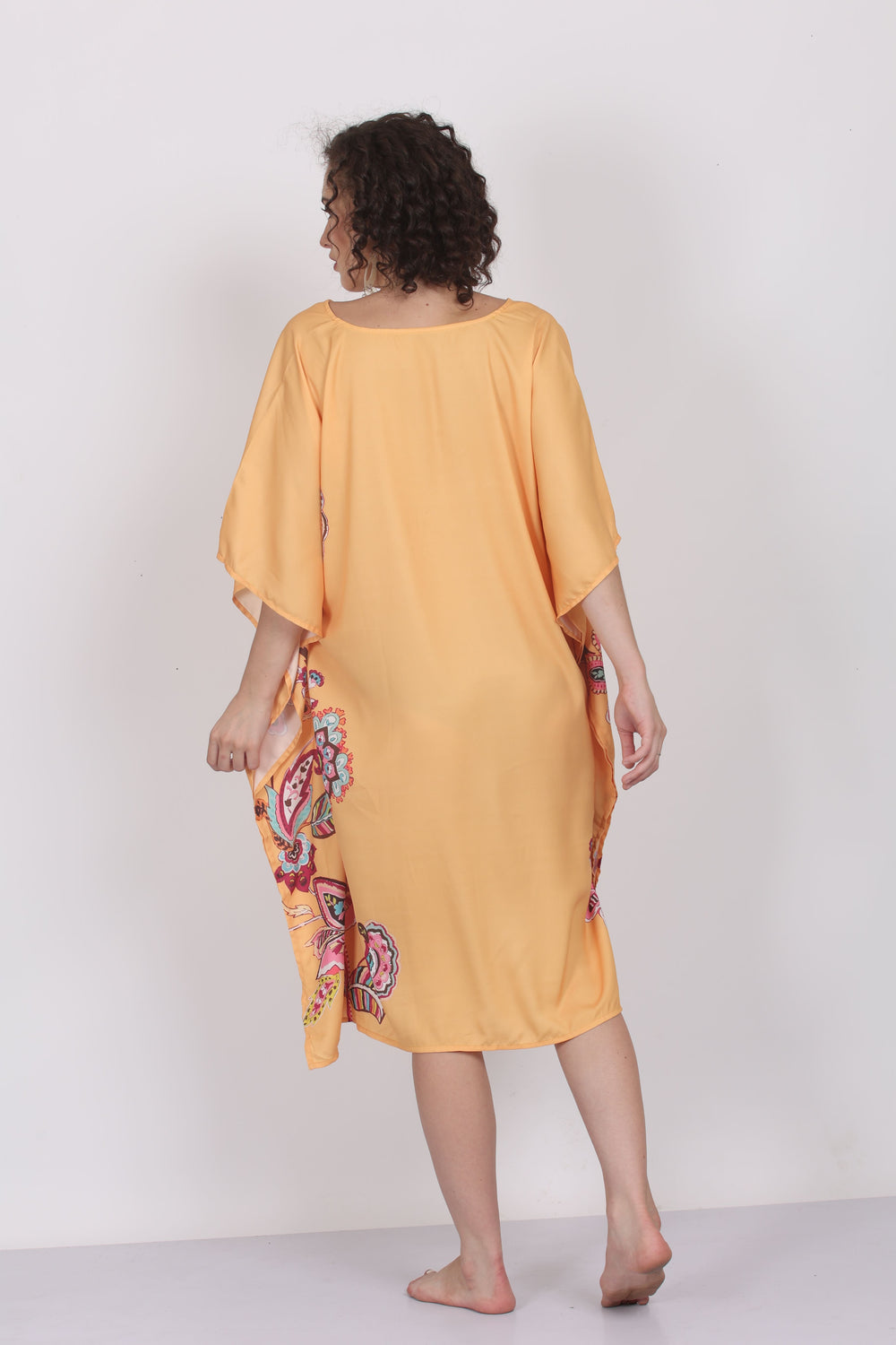Artful Patterns – Flowing Cotton Georgette Kaftan