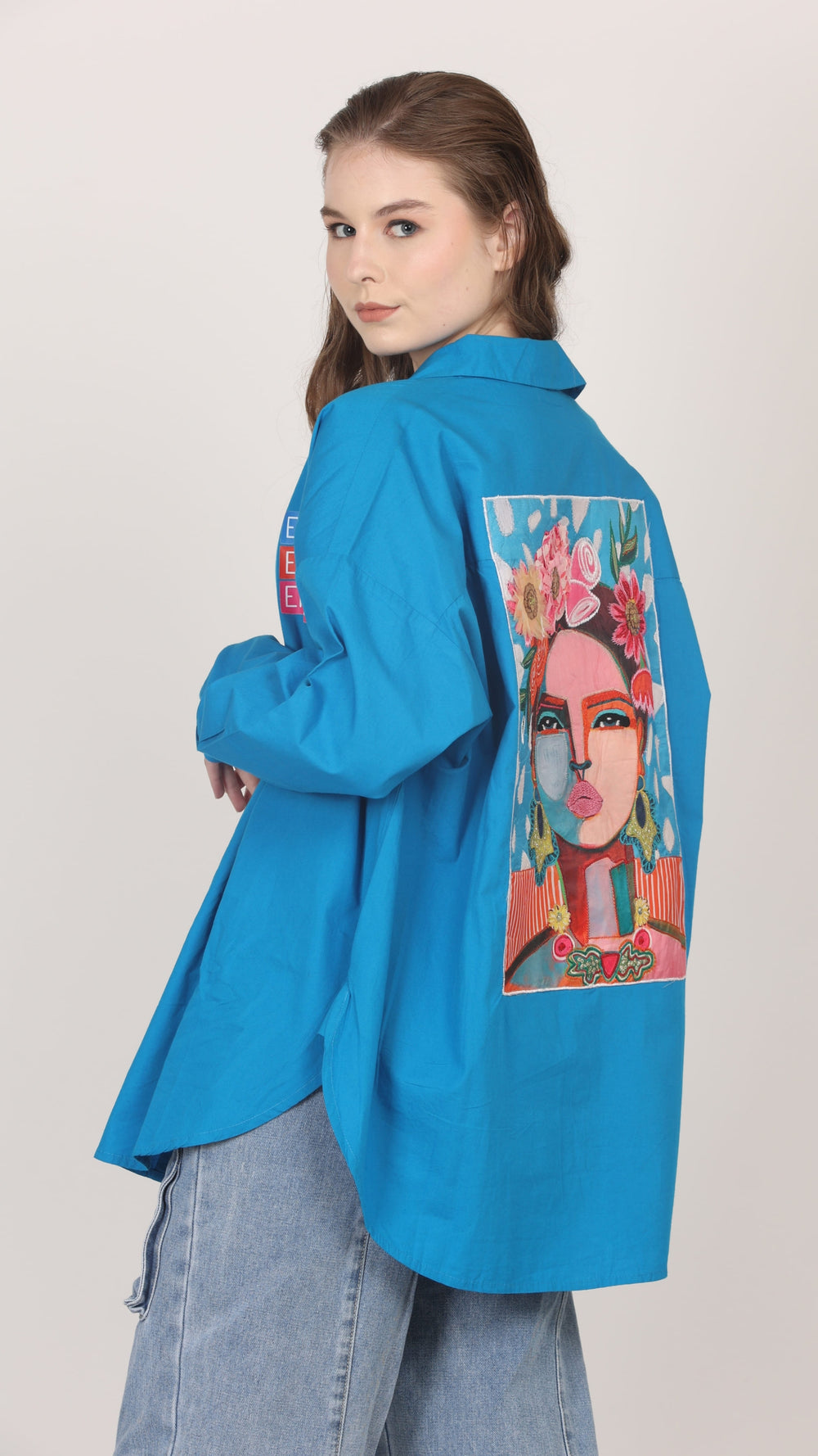 Oversize Patch Shirt