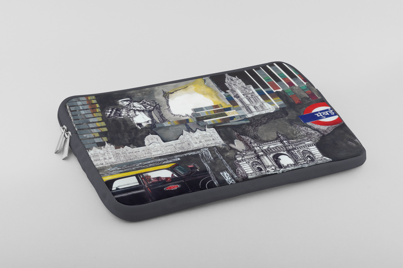 "MUMBAI" inspired Artwork Laptop Sleeve