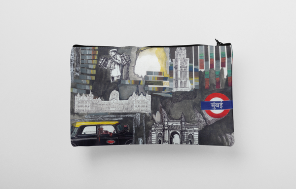 Mumbai Inspired Digital printed Pouch