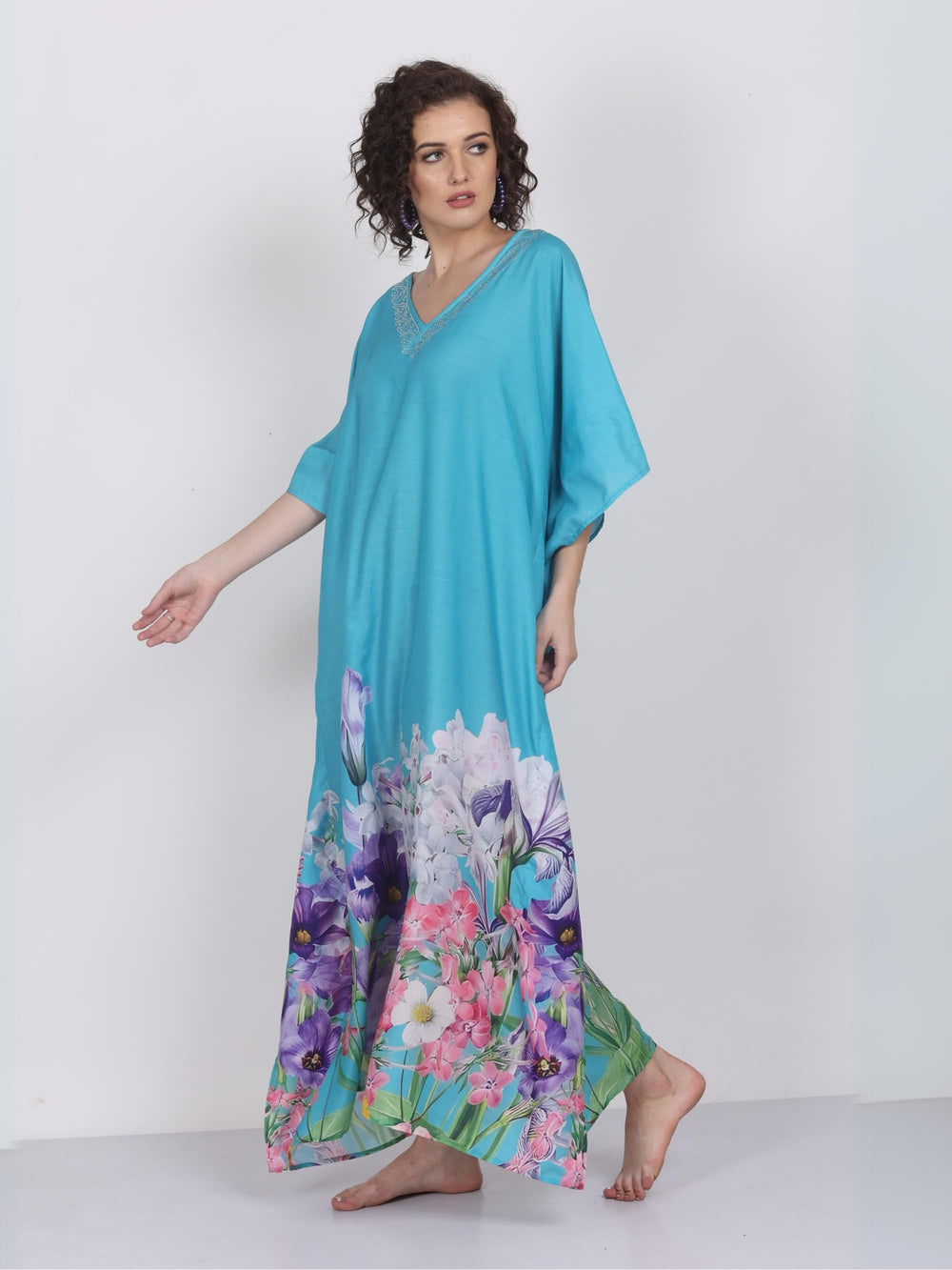 Floral Impressions – Wearable Art Kaftan