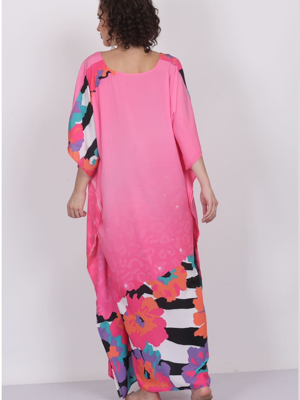 Botanic Geometry – Art-Inspired Digital Printed Kaftan
