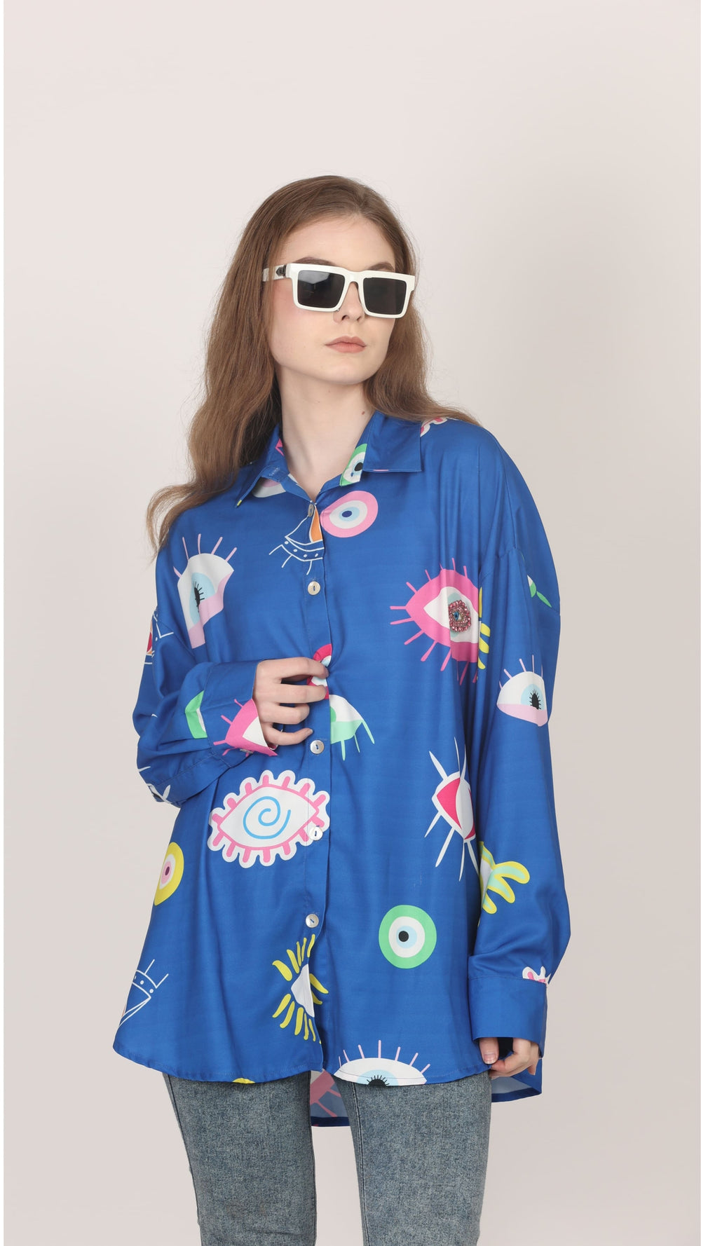 Oversize Patch Shirt