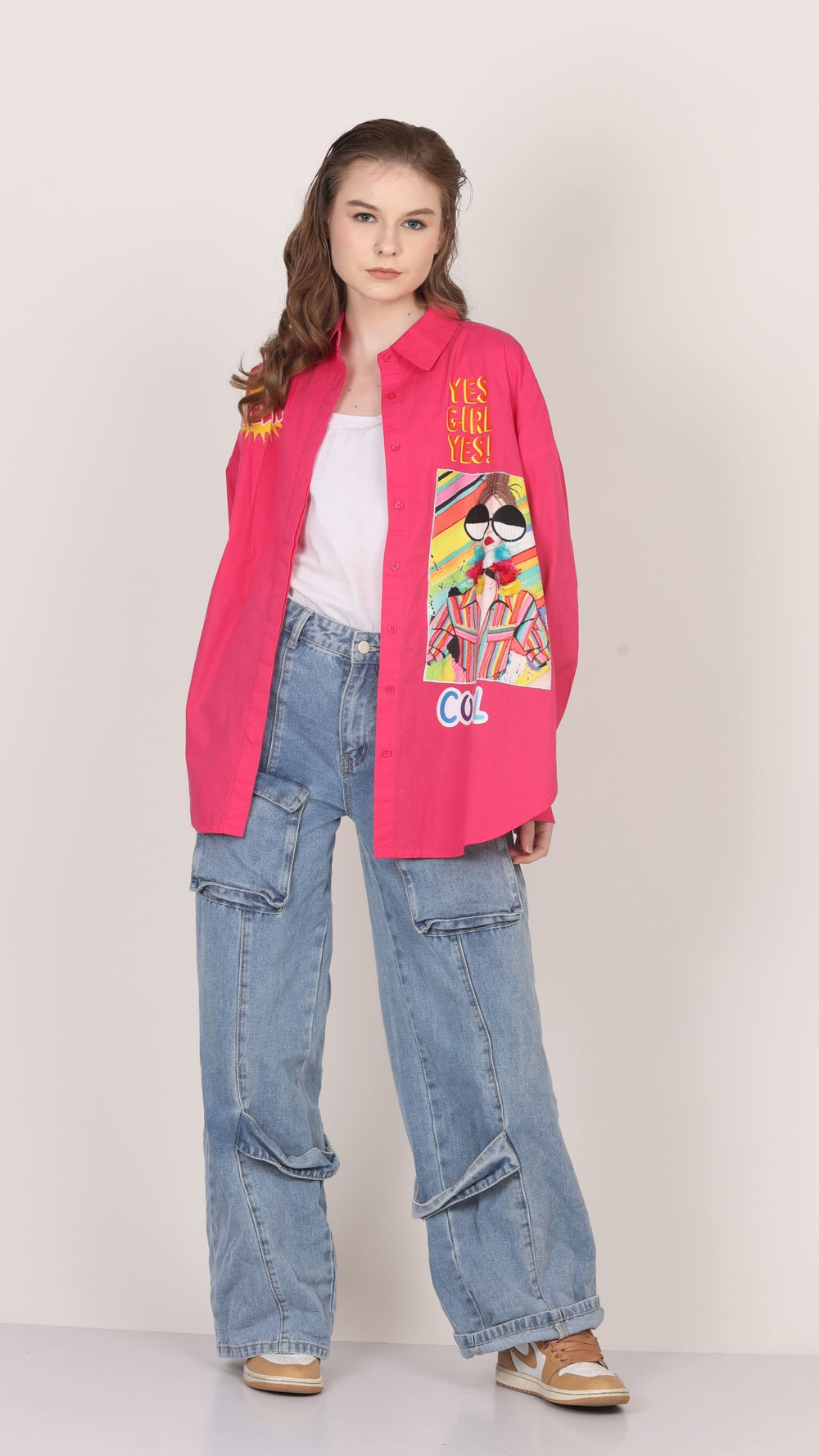 Oversize Patch Shirt