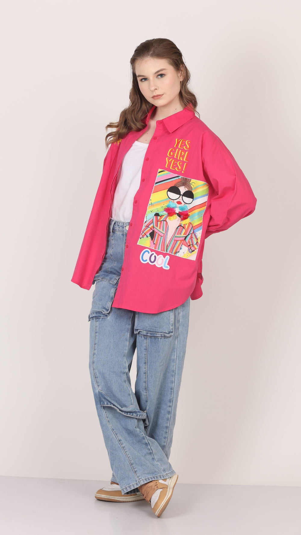 Oversize Patch Shirt
