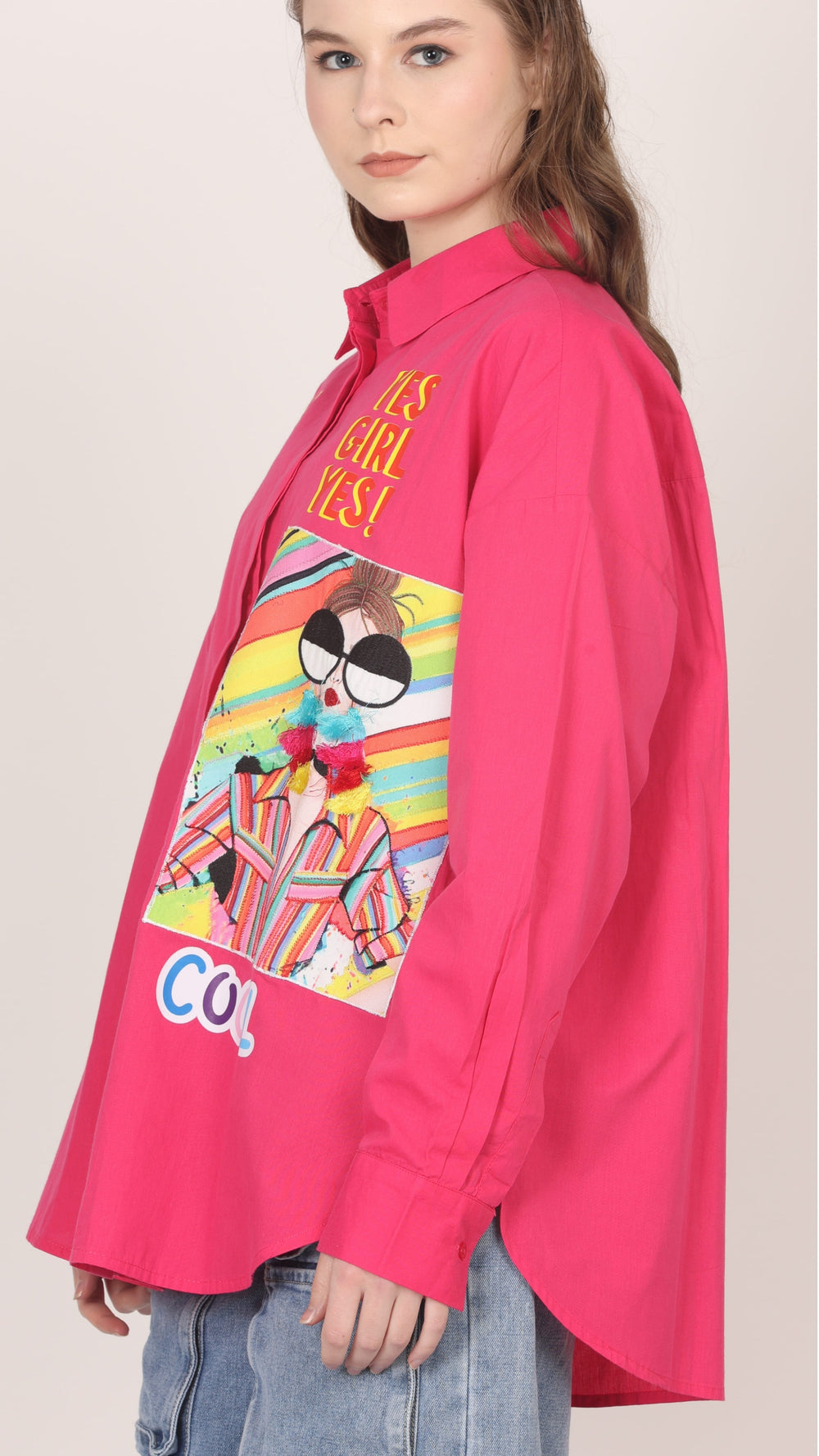 Oversize Patch Shirt
