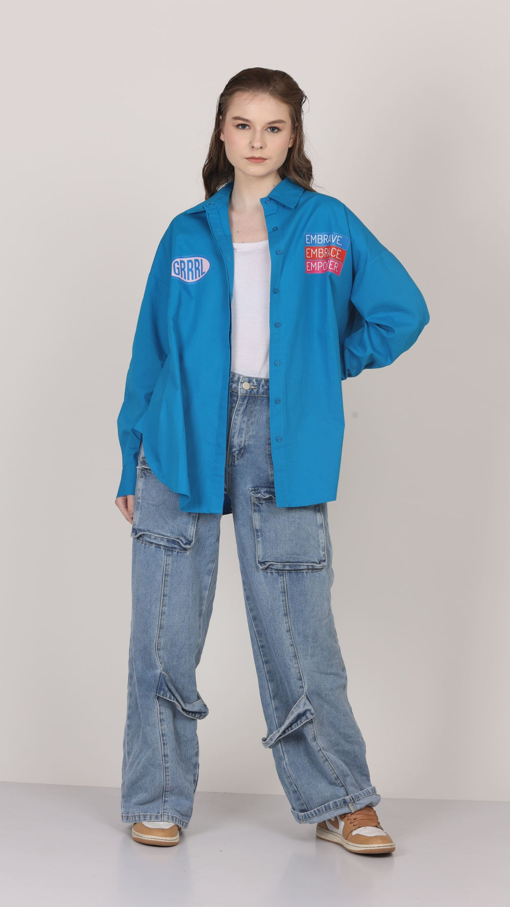 Oversize Patch Shirt