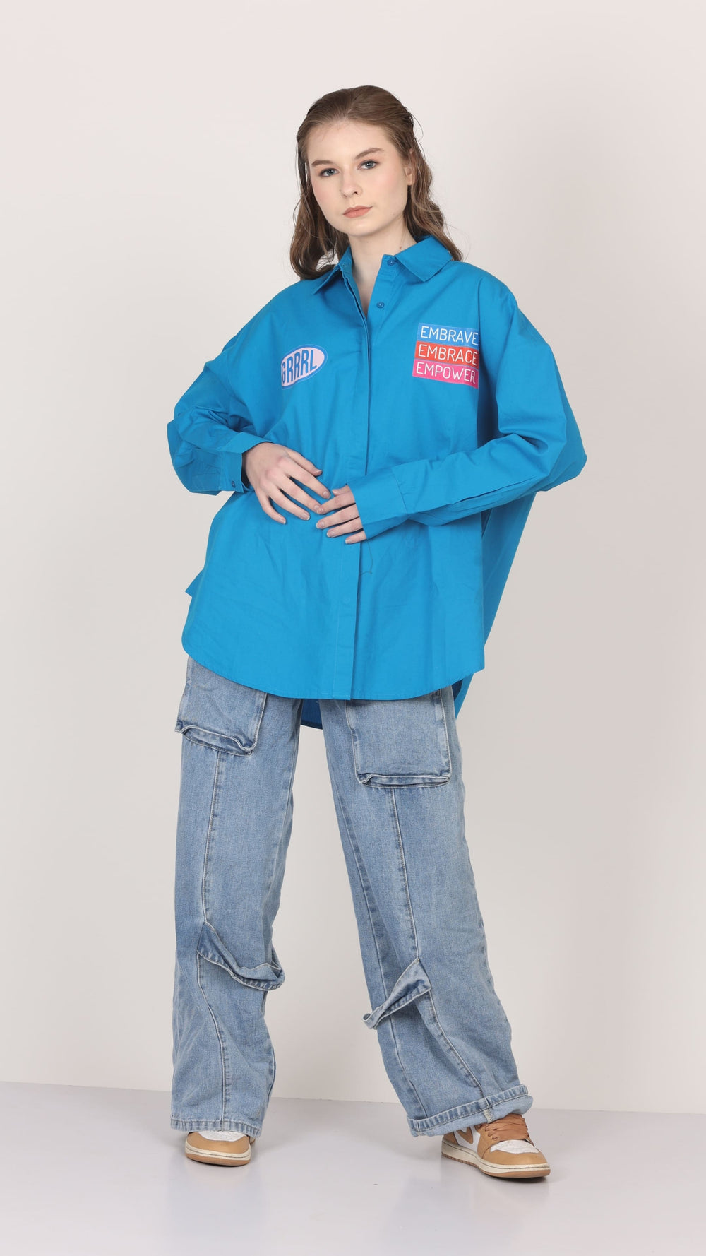 Oversize Patch Shirt