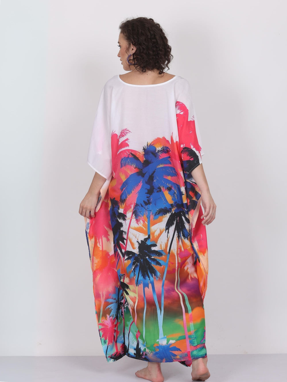 Palms in Motion – Wearable Art Kaftan