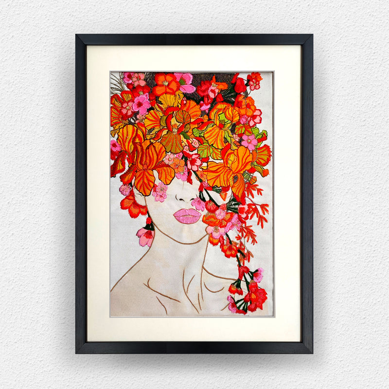 Artwork "dame aux fleurs"