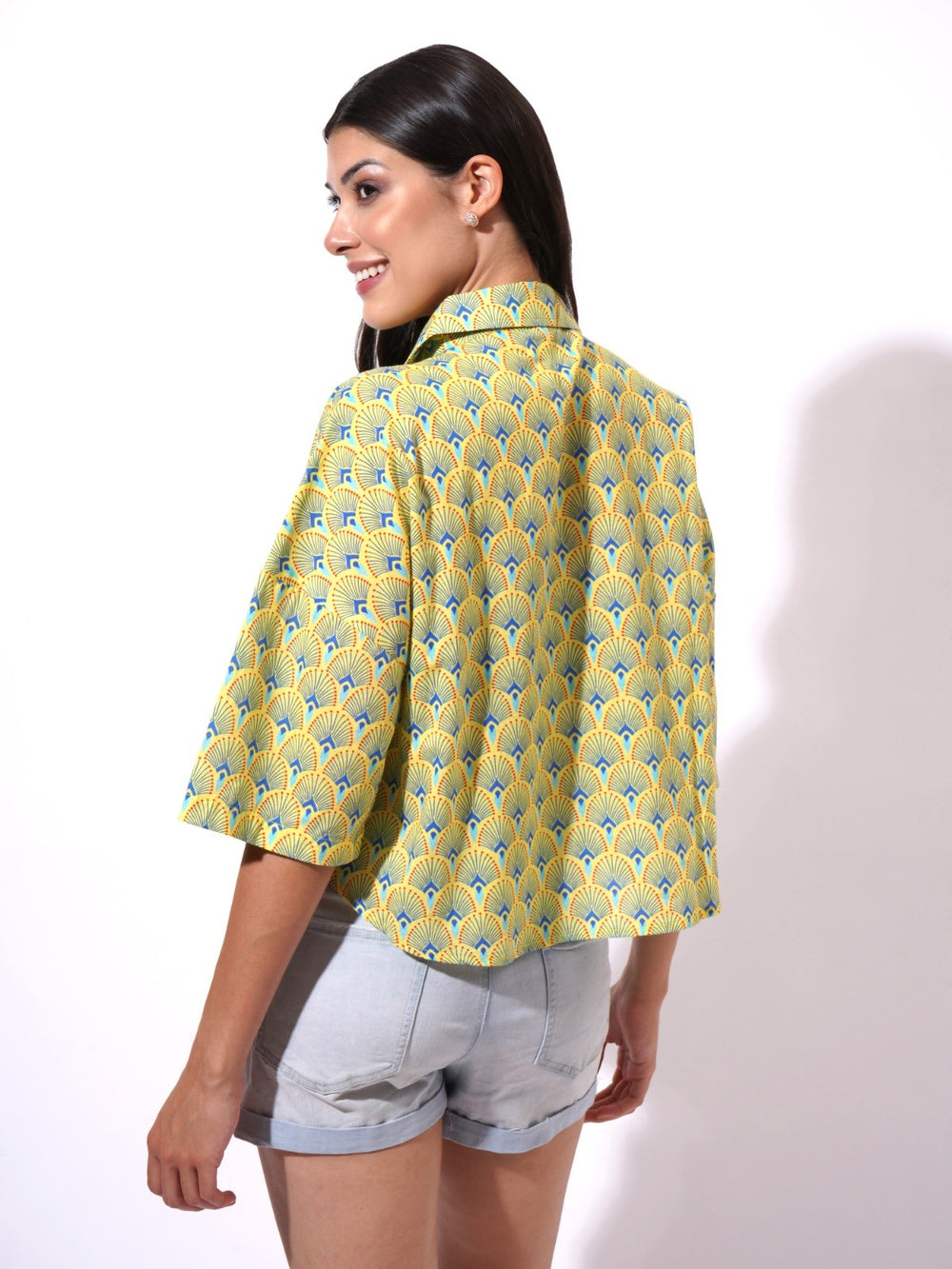 Urban Foliage Crop Shirt