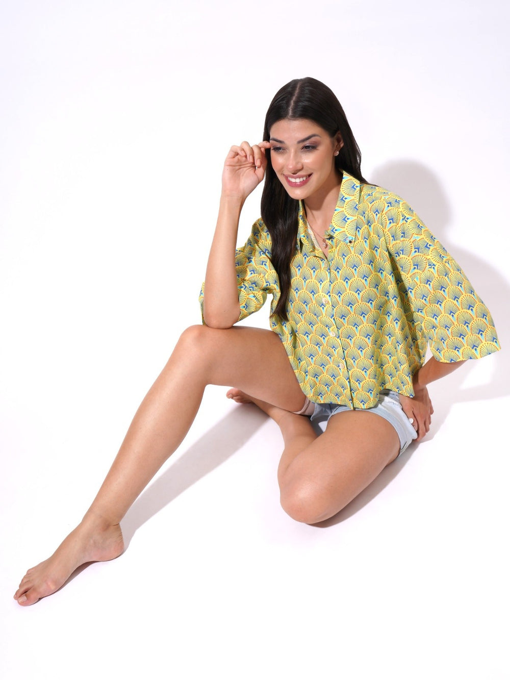Urban Foliage Crop Shirt
