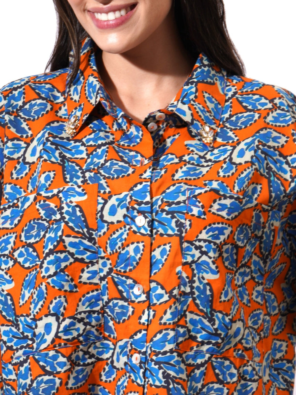 Urban Foliage Crop Shirt