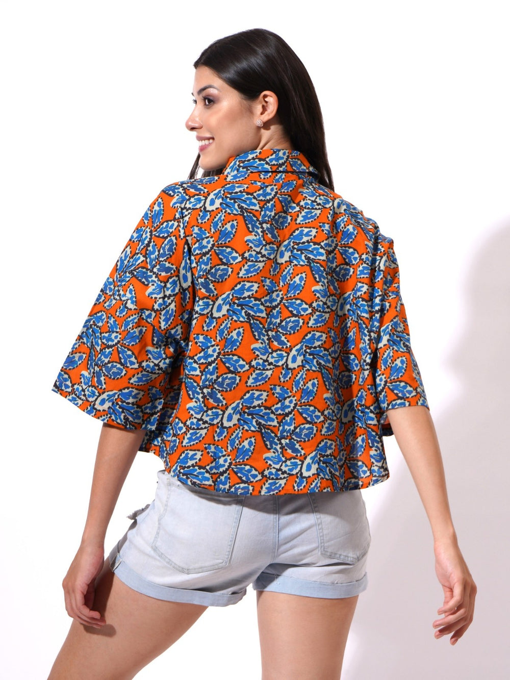 Urban Foliage Crop Shirt
