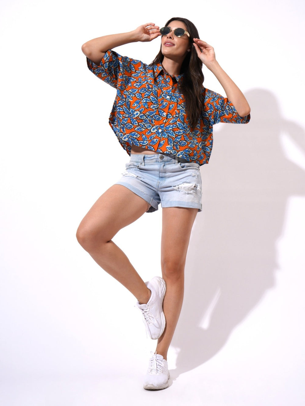 Urban Foliage Crop Shirt