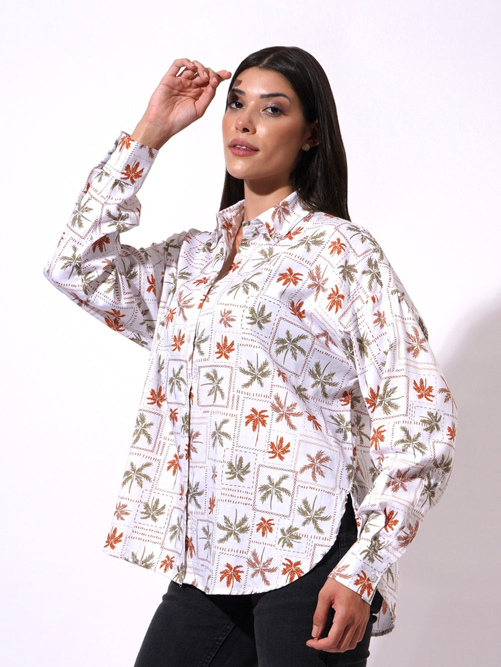 Palmora  over sized Shirt