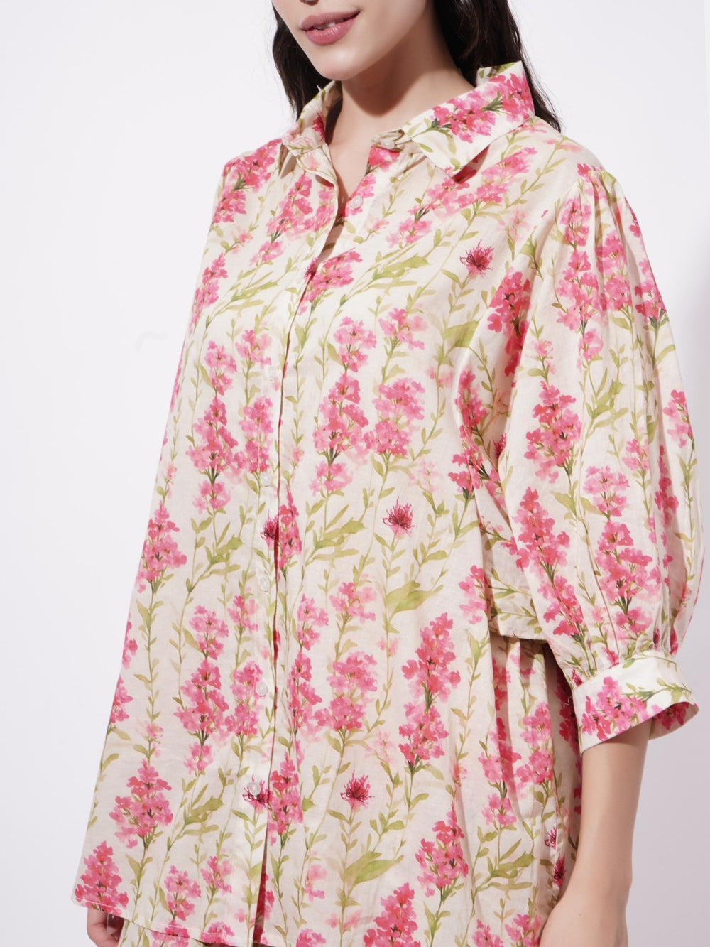 Pink Reverie flowing sleeve Cord-Set