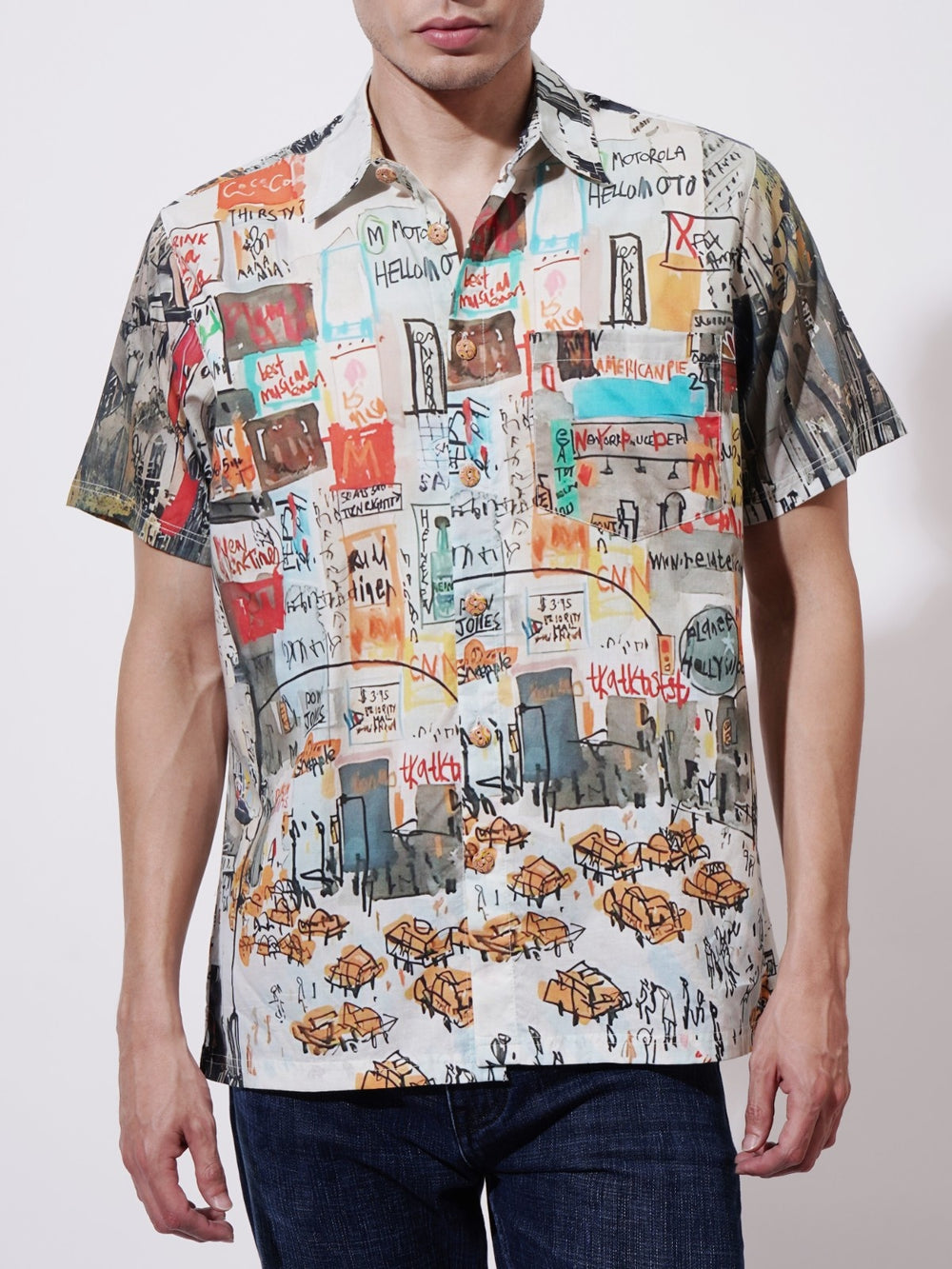 Street Muse Digital Printed Rayon Shirt