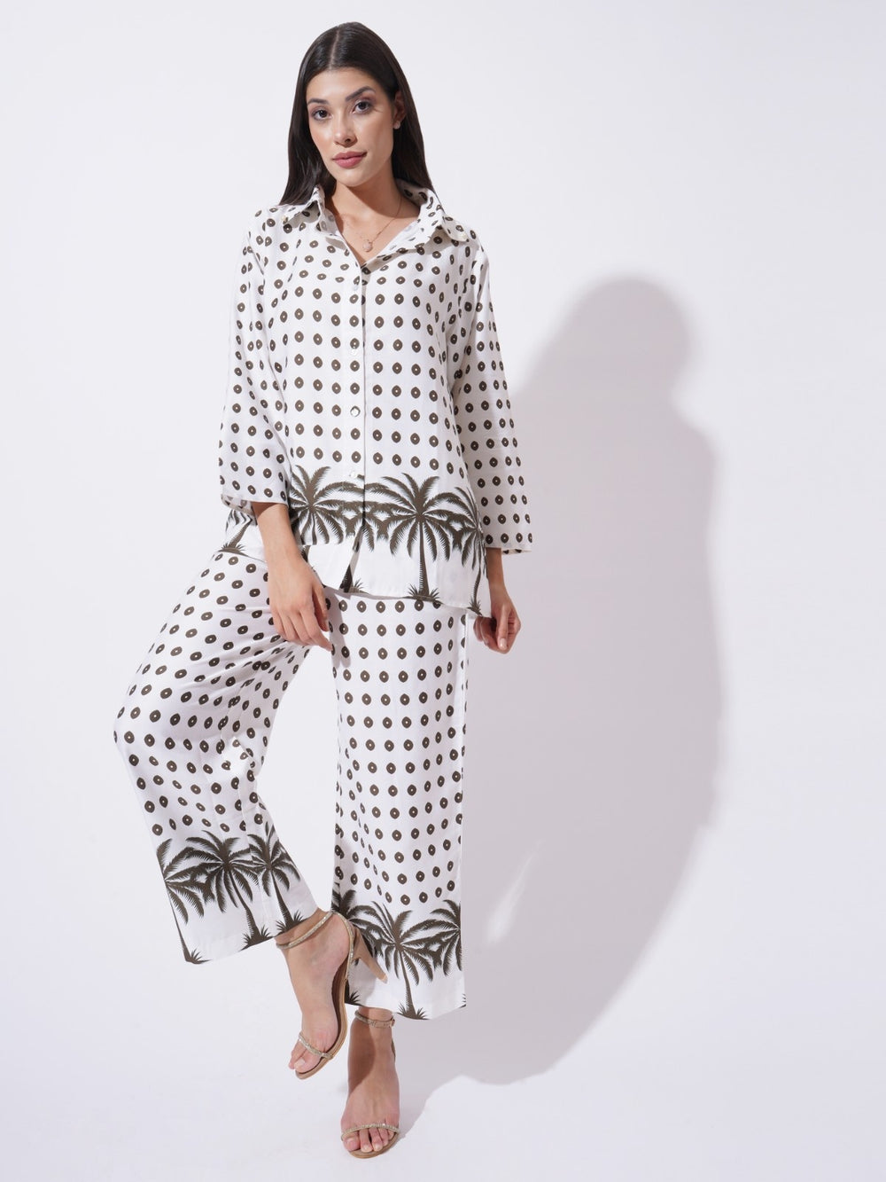 Palm Noir Cord Set