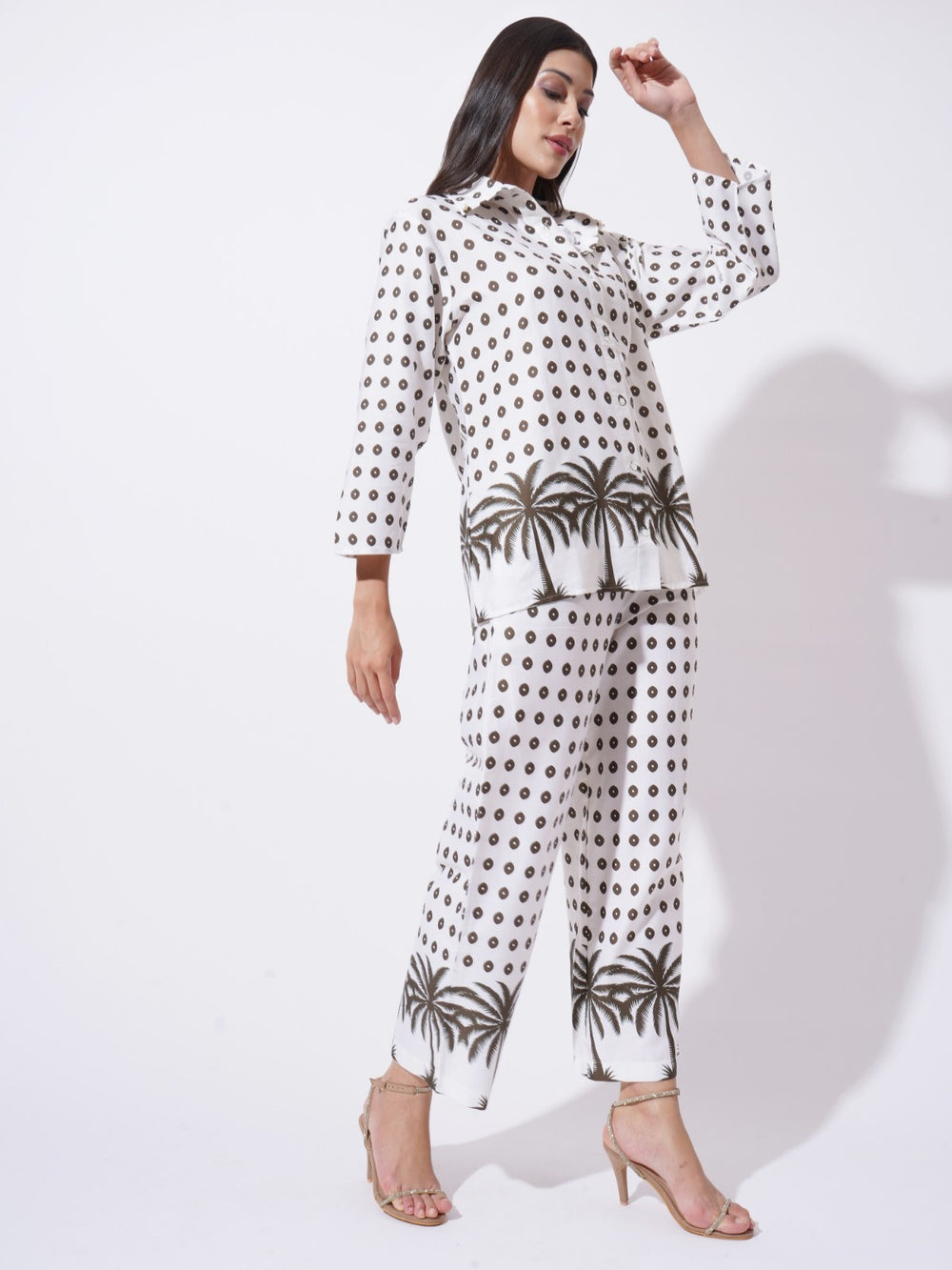 Palm Noir Cord Set