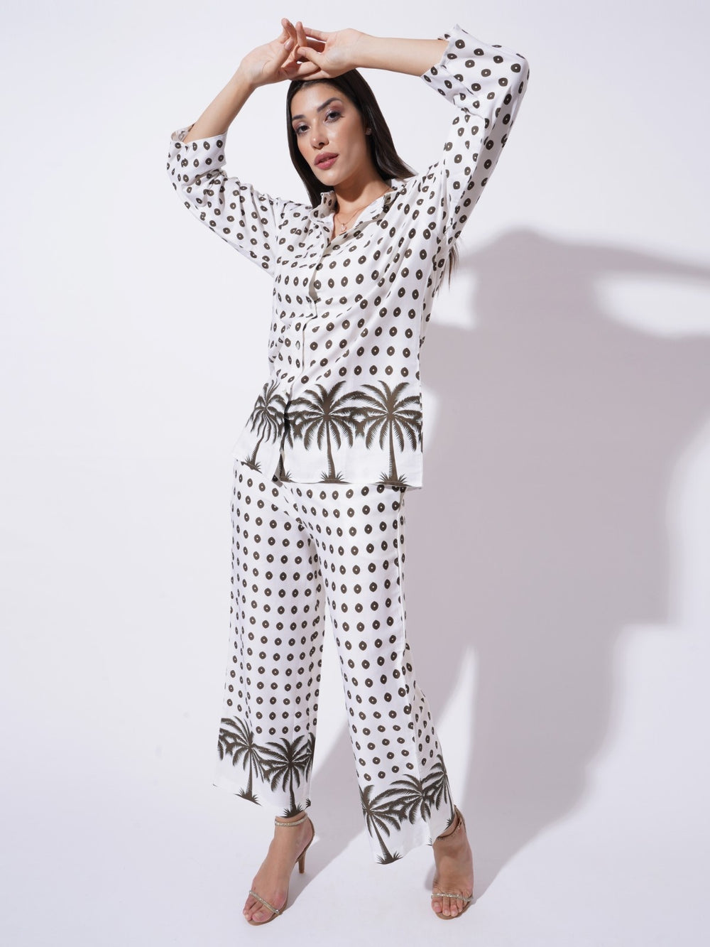 Palm Noir Cord Set