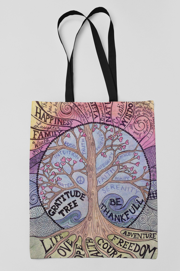 Canvas "TREE OF LIFE" Tote Bag