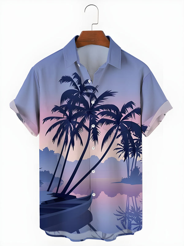 Resort Men's Digital Printed Shirt