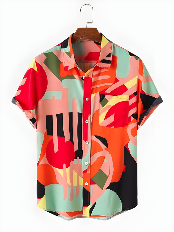 Rage Men's Digital Printed Shirt