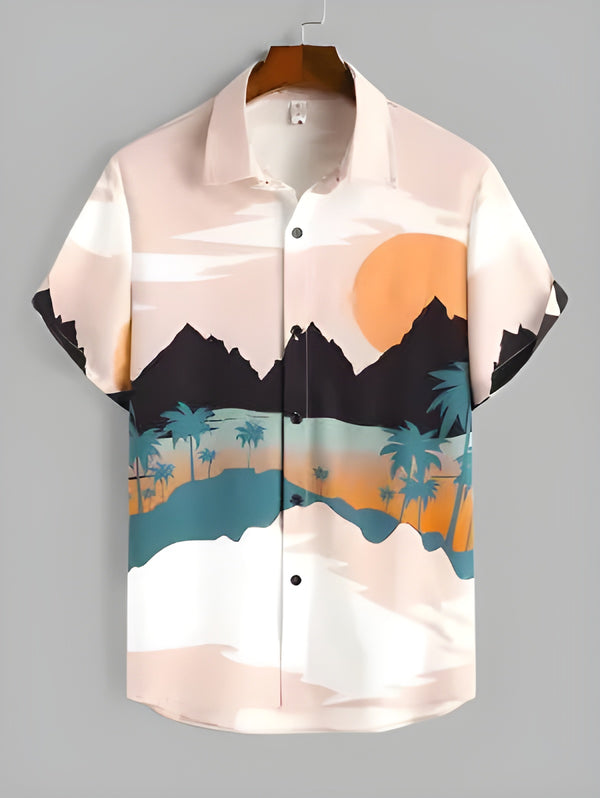 scenic Men's Digital Printed Shirt