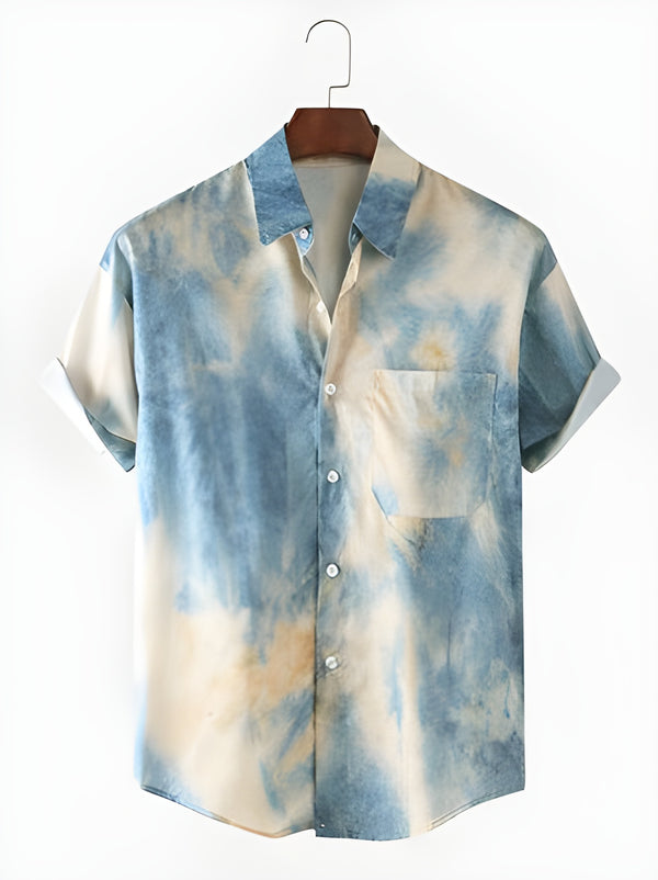 Tie Dye Men's Digital Printed Shirt